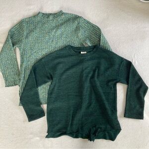 Zara Kids Green Sweater Bundle